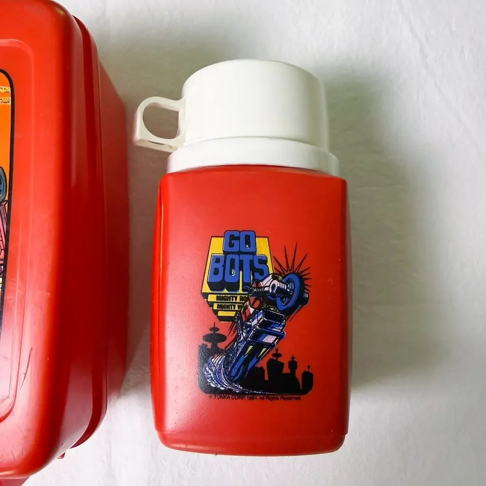 Vintage Tonka GOBOTS 1984 Lunch Box With Thermos